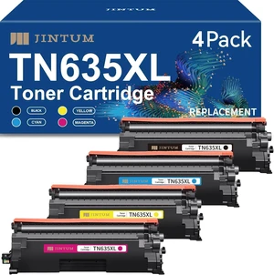 JINTUM TN635XL Toner Cartridge Compatible with Brother TN635XL Toner Cartridges TN635 Replacement for Brother MFC-L8930CDW HL-L8430CDW MFC-L8970CDW MFC-L8730CDW HL-L8570CDW Printer 4 Pack JINTUM TN635XL Toner Cartridge Compatible with Brother TN635XL Toner Cartridges TN635 Replacement for Brother MFC-L8930CDW HL-L8430CDW MFC-L8970CDW MFC-L8730CDW HL-L8570CDW Printer 4 Pack
