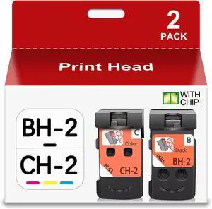 BH-2 CH-2 Printhead Combo Pack Replacement for Canon Compatible with Canon MegaTank G4210 G4200 G3202 G3200 G2200 G1200 Head Ink Cartridges BH-2 CH-2 Printhead Combo Pack Replacement for Canon Compatible with Canon MegaTank G4210 G4200 G3202 G3200 G2200 G1200 Head Ink Cartridges