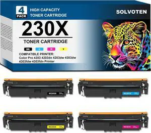 Remanufactured High Yield 230X Toner Cartridges W2300X W2301X W2303X W2302X Remanufactured High Yield 230X Toner Cartridges W2300X W2301X W2303X W2302X