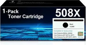 508X High-Yield Toner Cartridge 1-Pack Compatible for CF360X 508X Black 508X High-Yield Toner Cartridge 1-Pack Compatible for CF360X 508X Black