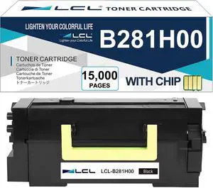 LCL B281H00 Black High Yield Toner Cartridge Replacement for Lexmark B281H00 B281000 Toner Cartridge for Lexmark B2865 B2865dw MB2770 MB2770adwhe Printer (1-Pack) LCL B281H00 Black High Yield Toner Cartridge Replacement for Lexmark B281H00 B281000 Toner Cartridge for Lexmark B2865 B2865dw MB2770 MB2770adwhe Printer (1-Pack)