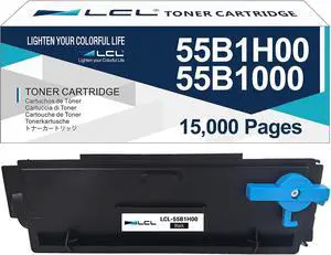 LCL 55B1H00 MS331 MS431 Toner Cartridge 15,000 Pages (with Chip) Replacement for Lexmark 55B1H00 55B1000 Black Toner for MS331dn MS431dn MS431dw MX331adn MX431adn MX431adw MX432adwe Printer (1-Pack) LCL 55B1H00 MS331 MS431 Toner Cartridge 15,000 Pages (with Chip) Replacement for Lexmark 55B1H00 55B1000 Black Toner for MS331dn MS431dn MS431dw MX331adn MX431adn MX431adw MX432adwe Printer (1-Pack)