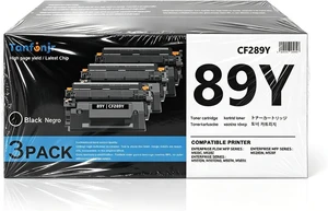 89Y CF289Y Toner Cartridge Black 3-Pack, High Yield Replacement for HP 89Y CF289Y CF289YC, Compatible with LaserJet Enterprise M507n M507dn M507x M507dng M528dn M528f M528c M528z Printer 89Y CF289Y Toner Cartridge Black 3-Pack, High Yield Replacement for HP 89Y CF289Y CF289YC, Compatible with LaserJet Enterprise M507n M507dn M507x M507dng M528dn M528f M528c M528z Printer