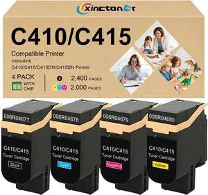 C410 C415 Toner Cartridge Compatible for Xerox C410DN C415DN C410 C415 Toner Cartridge Compatible for Xerox C410DN C415DN