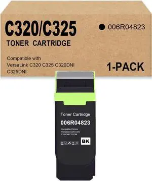 C320 C325 Toner Cartridges Replacement for Xerox 006R04823 Toner Cartridges 1 Pack High Yield Work for C320 C325 C320DNI C325DNI Printers(1-Black) C320 C325 Toner Cartridges Replacement for Xerox 006R04823 Toner Cartridges 1 Pack High Yield Work for C320 C325 C320DNI C325DNI Printers(1-Black)