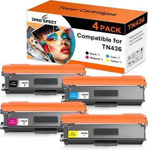 TN436 Toner Cartridge High Yield Replacement for Brother TN436 TN 436 TN436BK TN433 TN431 Toner for Brother HL-L8360CDW HL-L8260CDW MFC-L8900CDW MFC-L8690CDW Printer(4 Pack,Cyan/Yellow/Magenta/Black) TN436 Toner Cartridge High Yield Replacement for Brother TN436 TN 436 TN436BK TN433 TN431 Toner for Brother HL-L8360CDW HL-L8260CDW MFC-L8900CDW MFC-L8690CDW Printer(4 Pack,Cyan/Yellow/Magenta/Black)