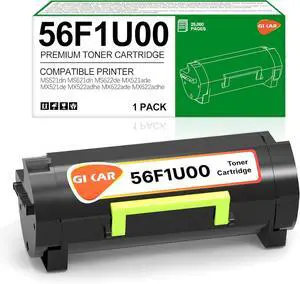56F1U00 Toner Cartridge Replacement for Lexmark MS521dn Toner Cartridge Work for Lexmark MS621dn MS521dn MS622de MX521 MX522 MX622 Laser Printer,25K Pages 56F1U00 Toner Cartridge Replacement for Lexmark MS521dn Toner Cartridge Work for Lexmark MS621dn MS521dn MS622de MX521 MX522 MX622 Laser Printer,25K Pages