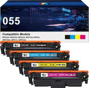 055 Toner Cartridge Set Replacement for Canon 055H 055 Toner Cartridges 055 Toner Cartridge Set Replacement for Canon 055H 055 Toner Cartridges