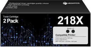 Replacement for HP 218X Toner Cartridge with Chip 2 Black Replacement for HP 218X Toner Cartridge with Chip 2 Black