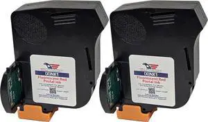 IXINK1 (2-Pack) Fluorescent Red Ink Cartridge, Sure.Jet # A0146668 IXINK1 (2-Pack) Fluorescent Red Ink Cartridge, Sure.Jet # A0146668