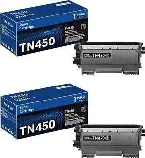 TN450 Black High Yield Toner Cartridge Compatible Brother TN450(2pack) TN450 Black High Yield Toner Cartridge Compatible Brother TN450(2pack)