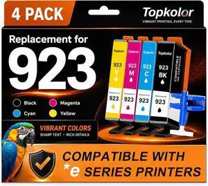 923XL Ink Replacement for HP 923 Ink Cartridges Combo Pack, 4-Pack 923XL Ink Replacement for HP 923 Ink Cartridges Combo Pack, 4-Pack