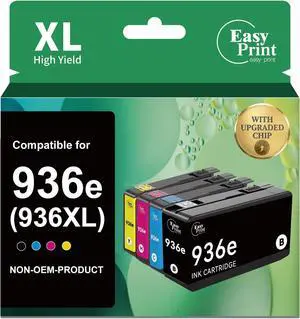 936XL 936e Ink Cartridges Replacement for HP OfficeJet Pro 9125e 9120e 936XL 936e Ink Cartridges Replacement for HP OfficeJet Pro 9125e 9120e