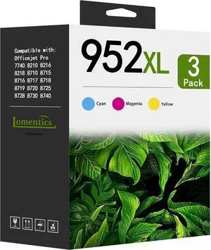 952XL Cyan, Magenta, Yellow Ink Cartridges Replacement for HP 952 952xl Ink 952XL Cyan, Magenta, Yellow Ink Cartridges Replacement for HP 952 952xl Ink