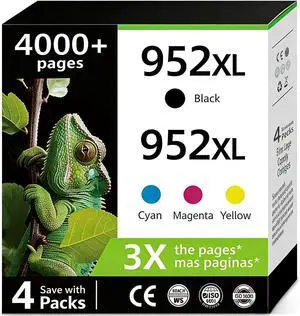 952XL Ink Cartridges Combo Pack Compatible for HP 952 XL for HP952 HP952XL OfficeJet Pro 7720 7730 7740 8200 8210 8702 8710 8715 8720 8725 8730 8740 (Cartridges Combo Pack) 952XL Ink Cartridges Combo Pack Compatible for HP 952 XL for HP952 HP952XL OfficeJet Pro 7720 7730 7740 8200 8210 8702 8710 8715 8720 8725 8730 8740 (Cartridges Combo Pack)