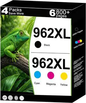 962XL Ink Cartridges Replacement for HP 962 XL Combo Pack Work with 9012e 9010e 9012 9020e 9019 9015e 9010 9015 9025e 9020 9018e 9018 9025 Printers with V24.2.1 Chip 4 Packs-Cyan Magenta Yellow Black 962XL Ink Cartridges Replacement for HP 962 XL Combo Pack Work with 9012e 9010e 9012 9020e 9019 9015e 9010 9015 9025e 9020 9018e 9018 9025 Printers with V24.2.1 Chip 4 Packs-Cyan Magenta Yellow Black