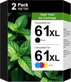 61XL 61 Ink Cartridges Combo Pack Compatible for HP Ink 61 Black and Color 61XL 61 Ink Cartridges Combo Pack Compatible for HP Ink 61 Black and Color