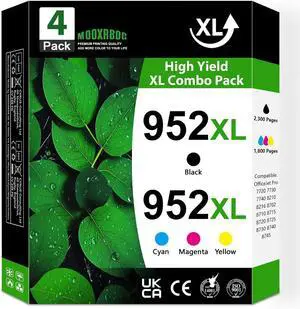 952XL Ink Cartridges High Yield Replacement for HP 952 952XL Ink Cartridge 952XL Ink Cartridges High Yield Replacement for HP 952 952XL Ink Cartridge