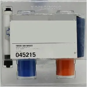 YMCKK Color Ribbon 500 Images Fit for Fargo Hid 045215 DTC 4500 4500e Card Printer YMCKK Color Ribbon 500 Images Fit for Fargo Hid 045215 DTC 4500 4500e Card Printer