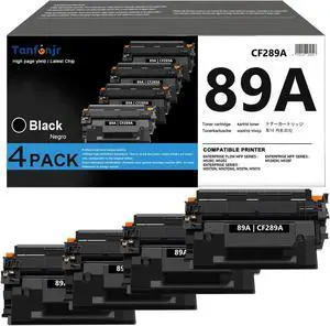 89A Black Toner Cartridge (with Chip) 4-Pack 89A Black Toner Cartridge (with Chip) 4-Pack