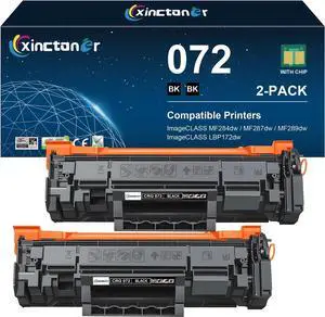 072 Black Toner Cartridge 2 Pack for Canon MF284dw MF287dw Toner 072 Black Toner Cartridge 2 Pack for Canon MF284dw MF287dw Toner