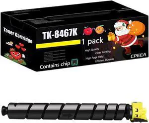Compatible for Kyocera TK-8467K Toner Cartridge Work for Kyocera TASKalfa MZ3501ci MZ2501ci Printers, with Chip, High Yield 40000 Pages, Clear Printing (1 Pack Yellow) Compatible for Kyocera TK-8467K Toner Cartridge Work for Kyocera TASKalfa MZ3501ci MZ2501ci Printers, with Chip, High Yield 40000 Pages, Clear Printing (1 Pack Yellow)