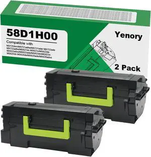 58D1H00 Black High Yield Toner Cartridge Replacement for Lexmark 58D1H00 58D1U00 58D1000 58D1X00 Toner Cartridge for MS725 MS821 MS822 MS823 MS824 MS825 MS826 MX721 MX722 MX725 MX822 MX824 Printer 58D1H00 Black High Yield Toner Cartridge Replacement for Lexmark 58D1H00 58D1U00 58D1000 58D1X00 Toner Cartridge for MS725 MS821 MS822 MS823 MS824 MS825 MS826 MX721 MX722 MX725 MX822 MX824 Printer