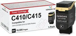 C410 Black Toner Cartridge Compatible for Xerox 006R04685 Toner Cartridges Compatible for Xerox Genuine C410 C410DN C415 C415DN Printers High Capacity 10,500 Pages 1-Pack C410 Black Toner Cartridge Compatible for Xerox 006R04685 Toner Cartridges Compatible for Xerox Genuine C410 C410DN C415 C415DN Printers High Capacity 10,500 Pages 1-Pack