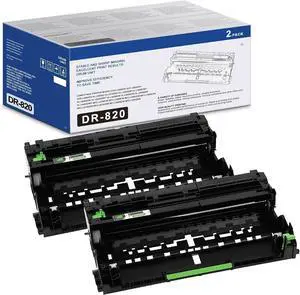 DR820 DR-820 Black Drum Unit 2 Pack Replacement for Brother DR 820 Drum Unit DCP-L5500DN L5600DN HL-L5000D L5100DN L5200DW MFC-L5700DW L5800DW L5850DW Printer DR820 DR-820 Black Drum Unit 2 Pack Replacement for Brother DR 820 Drum Unit DCP-L5500DN L5600DN HL-L5000D L5100DN L5200DW MFC-L5700DW L5800DW L5850DW Printer