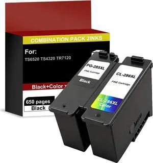 295XL 286XL Ink Compatible for Canon 295XL 286XL Ink Cartridges Compatible with 295 286 PG-295XL CL-286XL Work with Pixma TS6520 TS4320 TR7120 Printer (1 Black, 1 Color Combo) 295XL 286XL Ink Compatible for Canon 295XL 286XL Ink Cartridges Compatible with 295 286 PG-295XL CL-286XL Work with Pixma TS6520 TS4320 TR7120 Printer (1 Black, 1 Color Combo)