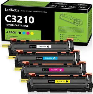 LeciRoba Compatible C3210K0 C3210C0 C3210M0 C3210Y0 Toner Cartridge Replacement for Lexmark C3224, C3326, C3426, MC3224, MC3326, MC3426 Printer (4-Pack) LeciRoba Compatible C3210K0 C3210C0 C3210M0 C3210Y0 Toner Cartridge Replacement for Lexmark C3224, C3326, C3426, MC3224, MC3326, MC3426 Printer (4-Pack)