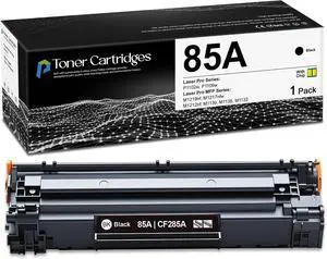 85A Toner Cartridge (1-Pack,Black) Compatible 85A CE285A Toner Cartridges Replacement for HP Laser Pro P1109w P1102w M1219nf M1217nfw M1212nf M1139 M1138 M1132 Printer 85A Toner Cartridge (1-Pack,Black) Compatible 85A CE285A Toner Cartridges Replacement for HP Laser Pro P1109w P1102w M1219nf M1217nfw M1212nf M1139 M1138 M1132 Printer