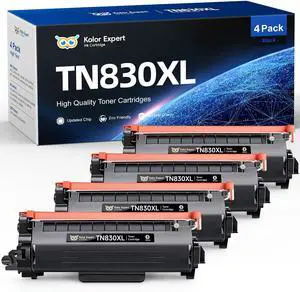 TN830XL TN830 Toner Cartridges Replacement for Brother TN 830XL Work with DCP-L2640DW HL-L2460DW HL-L2480DW HL-L2405W HL-L2400D MFC-L2820DW MFC-L2760DW High Yield Printer (4 Pack, Black) TN830XL TN830 Toner Cartridges Replacement for Brother TN 830XL Work with DCP-L2640DW HL-L2460DW HL-L2480DW HL-L2405W HL-L2400D MFC-L2820DW MFC-L2760DW High Yield Printer (4 Pack, Black)