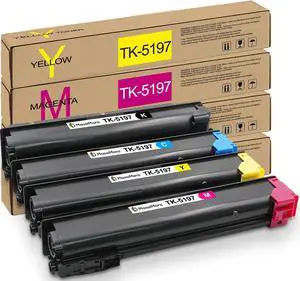 MasaiMara TK-5197 TK5197 Compatible Toner Cartridge for Kyocera TASKalfa 306ci 307ci 308ci and Copystar CS 306ci CS 307ci CS 308ci Printer (Black Cyan Magenta Yellow, 4-Pack) MasaiMara TK-5197 TK5197 Compatible Toner Cartridge for Kyocera TASKalfa 306ci 307ci 308ci and Copystar CS 306ci CS 307ci CS 308ci Printer (Black Cyan Magenta Yellow, 4-Pack)