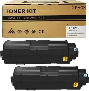 TK-1252 TK1252 Toner Compatible for Kyocera TK-1252 TK1252 Compatible for Kyocera MA3500x MA3500Wfx PA3500X PA350wx Printer 2 Pack High Yield TK-1252 TK1252 Toner Compatible for Kyocera TK-1252 TK1252 Compatible for Kyocera MA3500x MA3500Wfx PA3500X PA350wx Printer 2 Pack High Yield