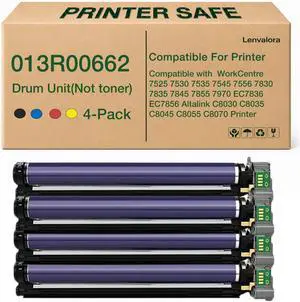 013R00662 Drum Cartridge Replacement for Xerox WorkCentre 7525 Drum Unit Work For Xerox WorkCentre 7530 7535 7545 7556 7830 7835 7845 7855 7970 Drum Altalink C8030 C8035 C8045 C8055 C8070 Printer 013R00662 Drum Cartridge Replacement for Xerox WorkCentre 7525 Drum Unit Work For Xerox WorkCentre 7530 7535 7545 7556 7830 7835 7845 7855 7970 Drum Altalink C8030 C8035 C8045 C8055 C8070 Printer