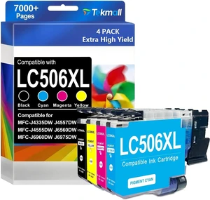 LC506XL Extra High Yield Ink Cartridges, 4 Pack LC506XL Extra High Yield Ink Cartridges, 4 Pack