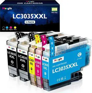LC3035XXL Ink Cartridges Super High-Yield 5-Pack Replacement for Brother LC3035XXL Ink Cartridges Super High-Yield 5-Pack Replacement for Brother