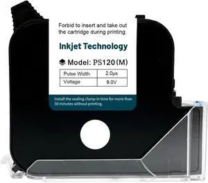 Phezer Original Quick Dry Solvent Ink Cartridge Replacement PS120 Handheld Inkjet Printer and Mini Inkjet Printer, Compatible for 1 inch/25.4mm Printer Gun (White, 1 Pcs, Pigment-Based, 72ml) Phezer Original Quick Dry Solvent Ink Cartridge Replacement PS120 Handheld Inkjet Printer and Mini Inkjet Printer, Compatible for 1 inch/25.4mm Printer Gun (White, 1 Pcs, Pigment-Based, 72ml)