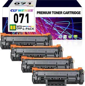 071 Black Toner Cartridge Replacement for Canon 071 071H CRG071 CRG-071 H for ImageClass LBP122dw MF273dw MF275dw LBP122 LBP120 MF270 MF272dw Printer (4-Pack) 071 Black Toner Cartridge Replacement for Canon 071 071H CRG071 CRG-071 H for ImageClass LBP122dw MF273dw MF275dw LBP122 LBP120 MF270 MF272dw Printer (4-Pack)