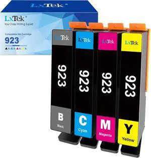 LxTek Compatible Replacement for 923 Ink Cartridges Combo Pack 4 Pack LxTek Compatible Replacement for 923 Ink Cartridges Combo Pack 4 Pack