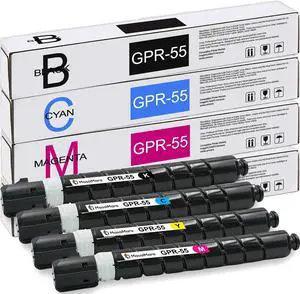 MasaiMara GPR-55 GPR55 Toner Cartridge for Canon imageRUNNER Advance C5535 C5535i C5540 C5540i C5550 C5550i C5560 C5560i DX C5735i C5740i Printer (0481C003 0482C003 0483C003 0484C003, Color 4 Pack) MasaiMara GPR-55 GPR55 Toner Cartridge for Canon imageRUNNER Advance C5535 C5535i C5540 C5540i C5550 C5550i C5560 C5560i DX C5735i C5740i Printer (0481C003 0482C003 0483C003 0484C003, Color 4 Pack)