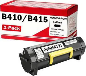 B410 B415 Black Toner Cartridge Extra High Yield 006R04727 Replacement for Xerox B410 B410 DN VersaLink B415 B415 DN Printers (25000 Pages 1 Black) B410 B415 Black Toner Cartridge Extra High Yield 006R04727 Replacement for Xerox B410 B410 DN VersaLink B415 B415 DN Printers (25000 Pages 1 Black)