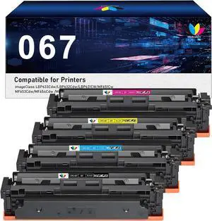 067 Toner Cartridges Set Replacement for Canon 067 Toner mf654cdw Toner 067 Toner Cartridges Set Replacement for Canon 067 Toner mf654cdw Toner