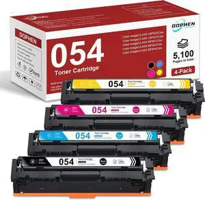 054 Toner Cartridge Set (4-Pack, BK/C/M/Y), Replacement for Canon CRG 054 Toner, Works with Color ImageCLASS MF642cdw MF644cdw MF641CW LBP622Cdw Printers 054 Toner Cartridge Set (4-Pack, BK/C/M/Y), Replacement for Canon CRG 054 Toner, Works with Color ImageCLASS MF642cdw MF644cdw MF641CW LBP622Cdw Printers
