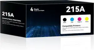 215A Toner Cartridge 4-Pack High Yield Compatible for HP 215A M182nw Toner 215A Toner Cartridge 4-Pack High Yield Compatible for HP 215A M182nw Toner