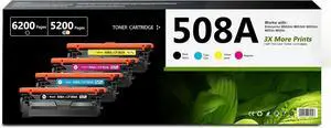 508A Black Cyan Magenta Yellow Toner Cartridge CF360A CF361A CF362A CF363A 508A Black Cyan Magenta Yellow Toner Cartridge CF360A CF361A CF362A CF363A