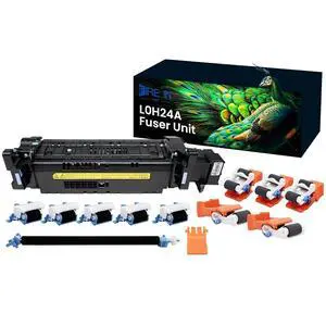 L0H24A-67903 Fuser Maintenance Kit for Laser Printer M607/M608/M609/M631/M632/M633. L0H24A Fuser Unit Kit Includes RM2-1256 Fuser Unit, RM2-6800 Transfer Roller-225K Pages Yield (110V) L0H24A-67903 Fuser Maintenance Kit for Laser Printer M607/M608/M609/M631/M632/M633. L0H24A Fuser Unit Kit Includes RM2-1256 Fuser Unit, RM2-6800 Transfer Roller-225K Pages Yield (110V)