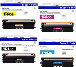 TN436 TN-436 Toner Cartridge Set 4 Pack for Brother TN 436 HL-L8360CDW TN436 TN-436 Toner Cartridge Set 4 Pack for Brother TN 436 HL-L8360CDW