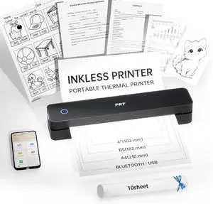 PRT Portable Printers Wireless for Travel, Bluetooth Thermal Printer PRT Portable Printers Wireless for Travel, Bluetooth Thermal Printer